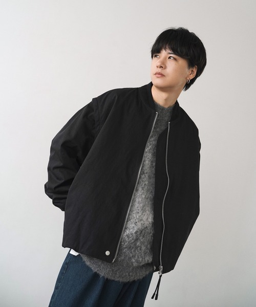 WYM LIDNM（ウィム バイ リドム）の「ナイロンブルゾン（ナイロンジャケット・メンズ・ブラック・M）」の15枚目の写真