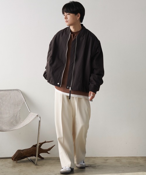 WYM LIDNM（ウィム バイ リドム）の「ナイロンブルゾン（ナイロンジャケット・メンズ・ブラック・M）」の18枚目の写真