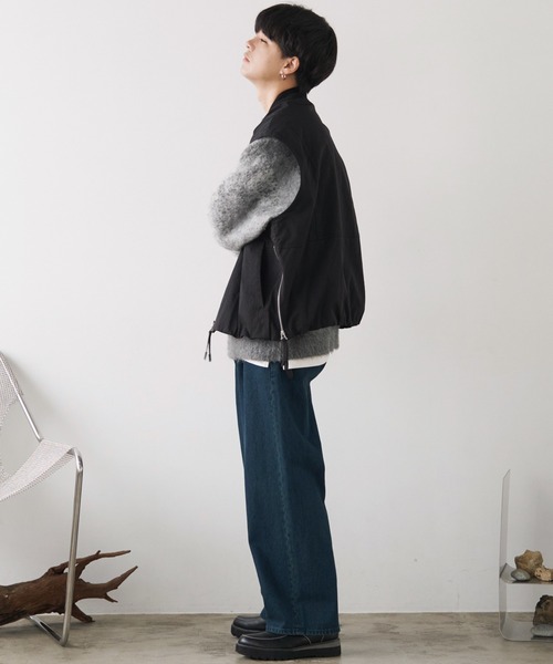 WYM LIDNM（ウィム バイ リドム）の「ナイロンブルゾン（ナイロンジャケット・メンズ・ブラック・M）」の19枚目の写真