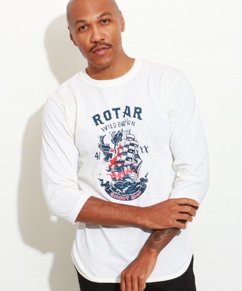 ROTAR(ローター)の「GHOST SHIP BB Tee(Tシャツ/カットソー・メンズ・ブルー系その他/グレー系その他/ホワイト・MEDIUM/LARGE/X-LARGE)」の1枚目の写真
