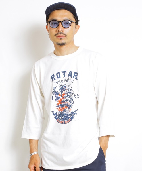 ROTAR(ローター)の「GHOST SHIP BB Tee(Tシャツ/カットソー・メンズ・ブルー系その他/グレー系その他/ホワイト・MEDIUM/LARGE/X-LARGE)」の6枚目の写真