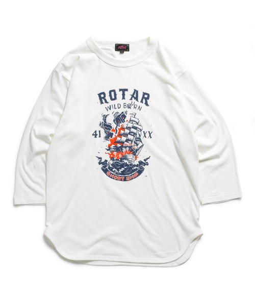 ROTAR(ローター)の「GHOST SHIP BB Tee(Tシャツ/カットソー・メンズ・ブルー系その他/グレー系その他/ホワイト・MEDIUM/LARGE/X-LARGE)」の5枚目の写真