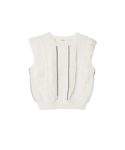 Airy Brush Knit Top（Tシャツ/カットソー）｜Her lip to（ハーリップ