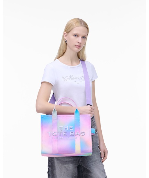 [MARC JACOBS]エアブラシキャンバスミディアムトートバッグ AIRBRUSH CANVAS TOTE BAG/ザ エアブラッシュ キャンバス トート