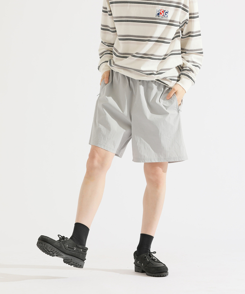 PARIS SAINT-GERMAIN（パリサンジェルマン）の「【Paris Saint-Germain / パリ・サン＝ジェルマン】JP Monochrome shorts（その他パンツ・メンズ・ライトグレー/ブラック・LARGE/MEDIUM）」の2枚目の写真