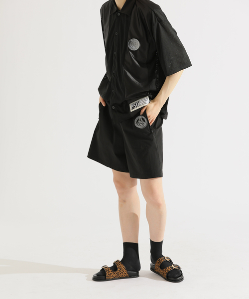 PARIS SAINT-GERMAIN（パリサンジェルマン）の「【Paris Saint-Germain / パリ・サン＝ジェルマン】JP Monochrome shorts（その他パンツ・メンズ・ライトグレー/ブラック・LARGE/MEDIUM）」の6枚目の写真