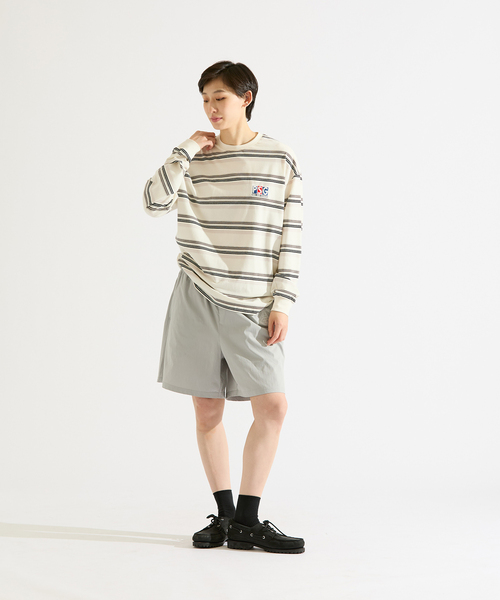 PARIS SAINT-GERMAIN（パリサンジェルマン）の「【Paris Saint-Germain / パリ・サン＝ジェルマン】JP Monochrome shorts（その他パンツ・メンズ・ライトグレー/ブラック・LARGE/MEDIUM）」の9枚目の写真