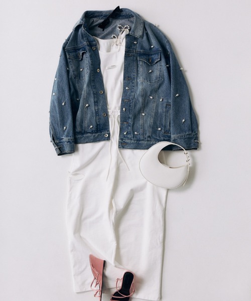 JOSE MOON（ジョゼムーン）の「RIB TANK TOP/リブタンクトップ（タンクトップ・レディース・グレー/ブルー/ホワイト/オレンジ/ブラック/ブラウン系その他・FREE）」の22枚目の写真