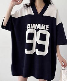 文字プリント 半袖 Tシャツ
