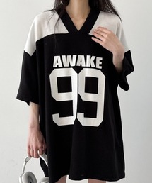 文字プリント 半袖 Tシャツ