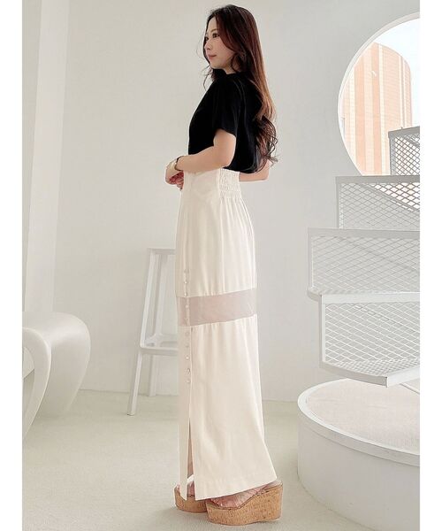 MERCURYDUO（マーキュリーデュオ）の「刺繍ロゴTシャツ（Tシャツ/カットソー・レディース・レッド/ブラック/ライトブルー/オフホワイト・FREE）」の17枚目の写真