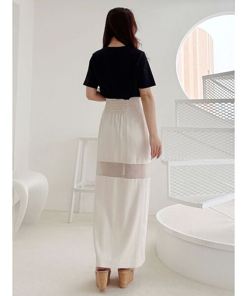 MERCURYDUO（マーキュリーデュオ）の「刺繍ロゴTシャツ（Tシャツ/カットソー・レディース・レッド/ブラック/ライトブルー/オフホワイト・FREE）」の14枚目の写真