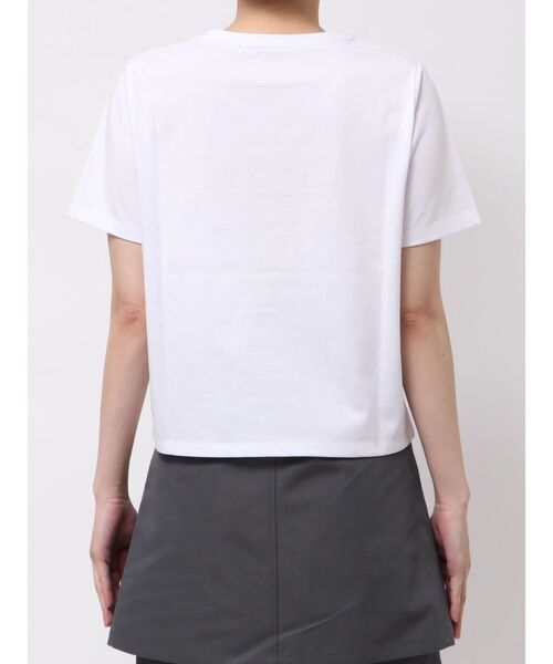 MERCURYDUO（マーキュリーデュオ）の「刺繍ロゴTシャツ（Tシャツ/カットソー・レディース・レッド/ブラック/ライトブルー/オフホワイト・FREE）」の12枚目の写真