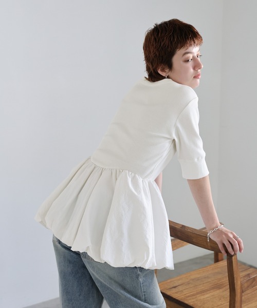 ハーフスリーブバルーントップス（Tシャツ/カットソー）｜select MOCA
