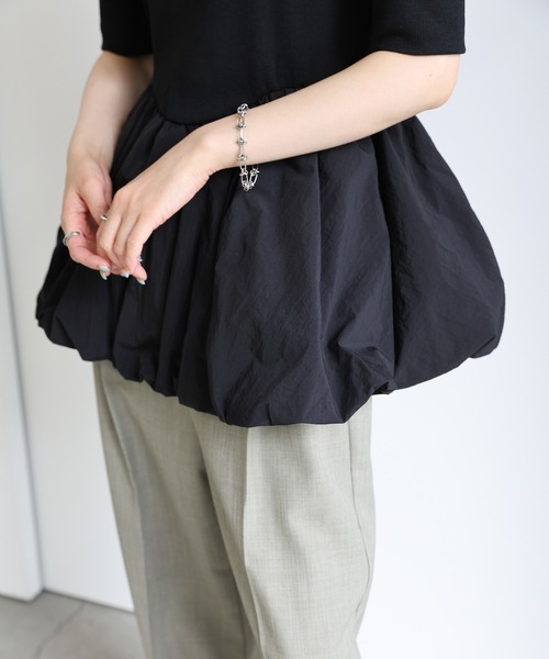 DEUXIEME CLASSE - ♡CAVEZAROSSO♡バルーンシルエットトップス、モカ TOPS,Tops | CAVEZA ROSSO