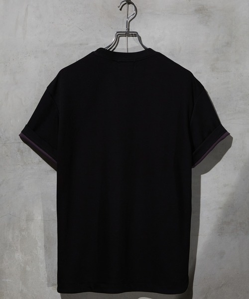 WEARSTAND（ウェアスタンド）の「【WEARSTAND/ウェアスタンド】Round Hem Double face T-Shirt / ラウンドヘムダブルフェイスTシャツ（Tシャツ/カットソー・メンズ・ブラック/チャコール/杢グレー・X-LARGE/LARGE/MEDIUM）」の10枚目の写真