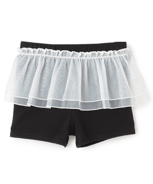 petit main(プティマイン)の「一分丈フリルショートパンツ(その他パンツ・キッズ・アイボリー/モカ/ブラック・120cm/130cm/110cm/100cm/80cm/90cm)」の8枚目の写真