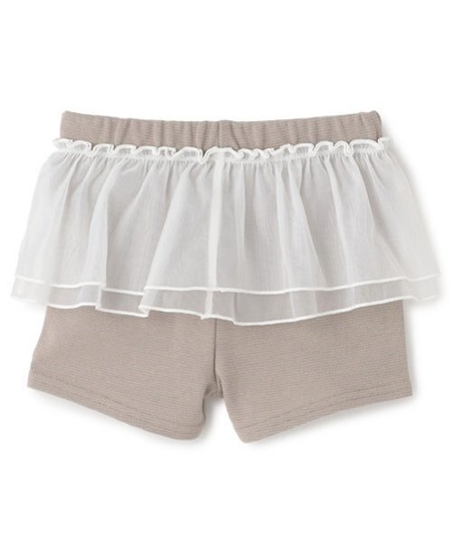 petit main(プティマイン)の「一分丈フリルショートパンツ(その他パンツ・キッズ・アイボリー/モカ/ブラック・120cm/130cm/110cm/100cm/80cm/90cm)」の9枚目の写真