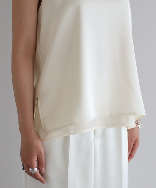 Plage サテンタンク satin tank satintank タンクトップ セール】Satin タンク（タンクトップ）｜Plage（プラージュ）の