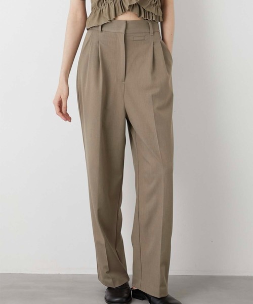 LA PEAU DE GEM（ラポドゥジェム）の「【LA PEAU DE GEM】belt hole slack/ベルトホールスラックス（スラックス・レディース・ブラック/グレー/ベージュ・1/2/3）」の21枚目の写真