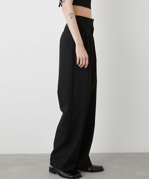 LA PEAU DE GEM 2ピースリネンライクトップス LA PEAU DE GEM】two piece linen like tops/2ピースリネン