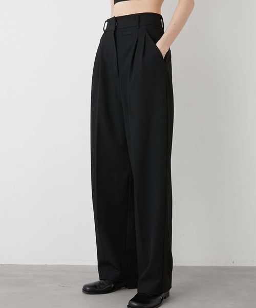 LA PEAU DE GEM（ラポドゥジェム）の「【LA PEAU DE GEM】belt hole slack/ベルトホールスラックス（スラックス・レディース・ブラック/グレー/ベージュ・1/2/3）」の6枚目の写真