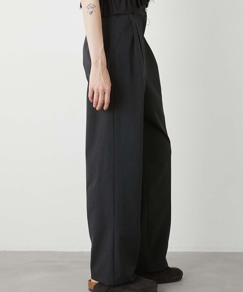 LA PEAU DE GEM（ラポドゥジェム）の「【LA PEAU DE GEM】belt hole slack/ベルトホールスラックス（スラックス・レディース・ブラック/グレー/ベージュ・1/2/3）」の12枚目の写真