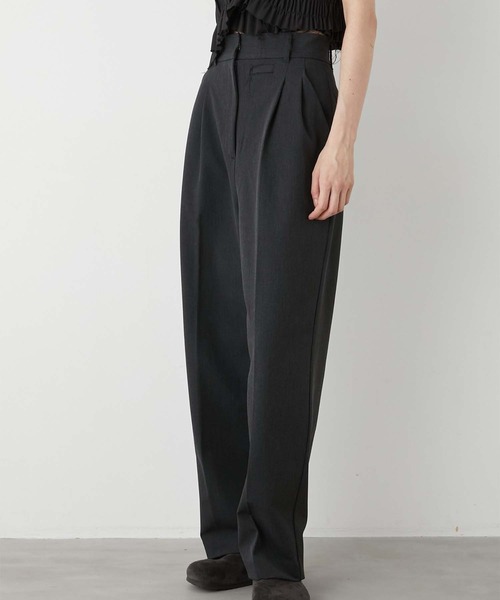 LA PEAU DE GEM（ラポドゥジェム）の「【LA PEAU DE GEM】belt hole slack/ベルトホールスラックス（スラックス・レディース・ブラック/グレー/ベージュ・1/2/3）」の11枚目の写真