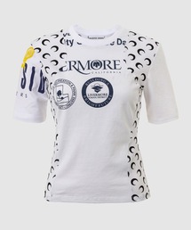 Marine Serre マリーン セル Tシャツ Moon Logo Jersey Baby Fit T-Shirt WTT012 WTT012A レディース 半袖 クルーネック カットソー コットン 三日月 楽天市場】Marine Serre マリーン セル Tシャツ Moon Logo