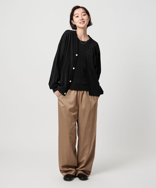 BEAUTY&YOUTH UNITED ARROWS（ビューティーアンドユースユナイテッドアローズ）の「【WEB限定】シアー カーディガン（カーディガン/ボレロ・メンズ・ナチュラル/ブラック/ライトグレー・S/M/L）」の16枚目の写真