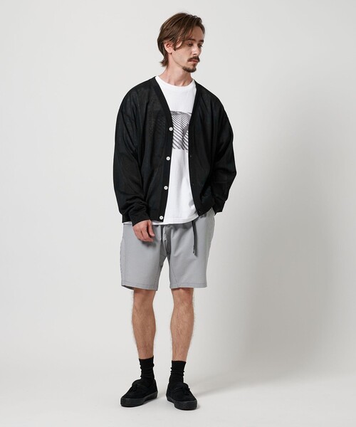 BEAUTY&YOUTH UNITED ARROWS（ビューティーアンドユースユナイテッドアローズ）の「【WEB限定】シアー カーディガン（カーディガン/ボレロ・メンズ・ナチュラル/ブラック/ライトグレー・S/M/L）」の21枚目の写真