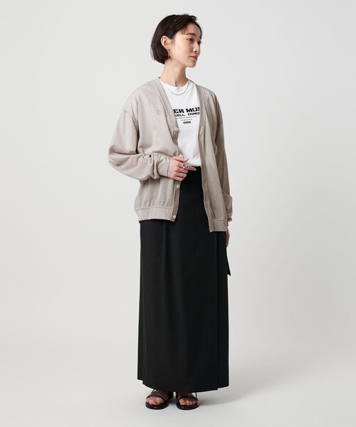 BEAUTY&YOUTH UNITED ARROWS（ビューティーアンドユースユナイテッドアローズ）の「【WEB限定】シアー カーディガン（カーディガン/ボレロ・メンズ・ナチュラル/ブラック/ライトグレー・S/M/L）」の14枚目の写真