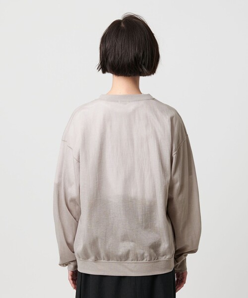 BEAUTY&YOUTH UNITED ARROWS（ビューティーアンドユースユナイテッドアローズ）の「【WEB限定】シアー カーディガン（カーディガン/ボレロ・メンズ・ナチュラル/ブラック/ライトグレー・S/M/L）」の11枚目の写真