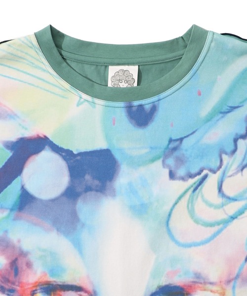 ScoLar（スカラー）の「152678：BIGネコ柄メロウステッチチュニック（チュニック・レディース・グリーン/ブラック・M）」の21枚目の写真