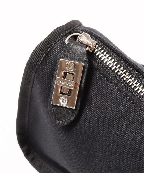 sita parantica（シータパランティカ）の「sita parantica/シータ パランティカ CANVAS×LEATHER CLUTCH BAG クラッチバッグ ハンドバッグ ミニバッグ（ハンドバッグ・レディース・ダークブラウン・FREE）」の10枚目の写真