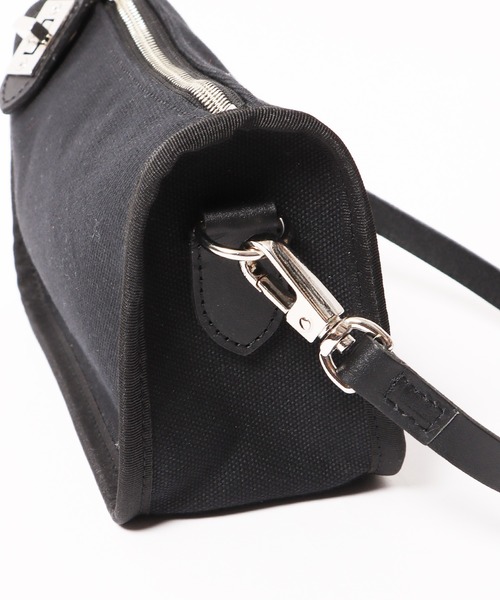 sita parantica（シータパランティカ）の「sita parantica/シータ パランティカ CANVAS×LEATHER CLUTCH BAG クラッチバッグ ハンドバッグ ミニバッグ（ハンドバッグ・レディース・ダークブラウン・FREE）」の8枚目の写真