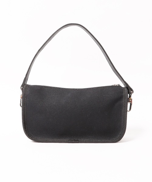 sita parantica（シータパランティカ）の「sita parantica/シータ パランティカ CANVAS×LEATHER CLUTCH BAG クラッチバッグ ハンドバッグ ミニバッグ（ハンドバッグ・レディース・ダークブラウン・FREE）」の6枚目の写真
