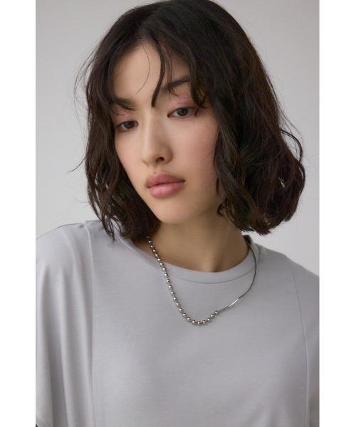 AZUL by moussy(アズールバイマウジー)の「ラッフルカットトップス(Tシャツ/カットソー・レディース・オフホワイト/ブルー/ブラック/ライトグレー・SMALL/MEDIUM)」の21枚目の写真