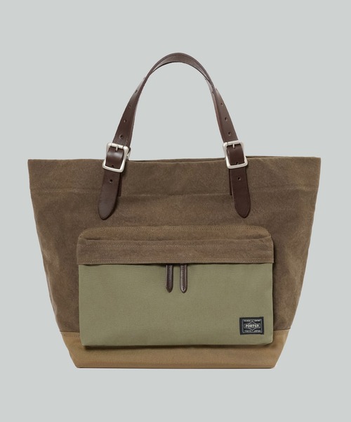 PORTER(ポーター)の「【PORTER】BRIDGE TOTE BAG(S)(ショルダーバッグ・メンズ・ブルー/カーキ/ブラック・FREE)」の4枚目の写真