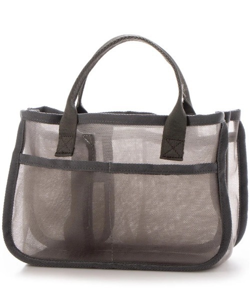 cache cache(カシュ カシュ)の「cache cache カシュカシュ メッシュバッグインバッグ(トートバッグ・レディース・ブラック/ライトベージュ/レオパード/グレー系その他・FREE)」の12枚目の写真