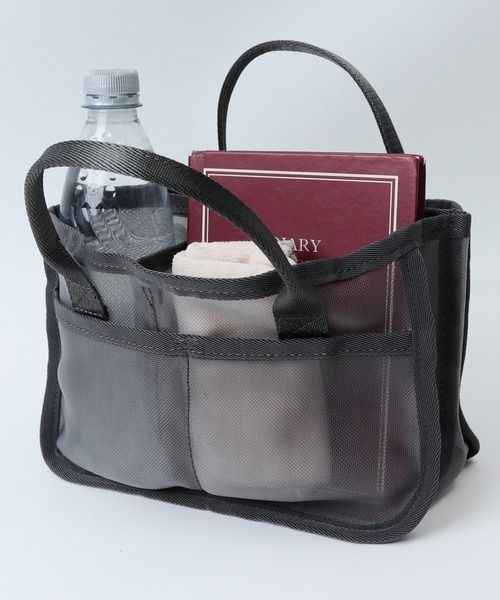 cache cache(カシュ カシュ)の「cache cache カシュカシュ メッシュバッグインバッグ(トートバッグ・レディース・ブラック/ライトベージュ/レオパード/グレー系その他・FREE)」の22枚目の写真