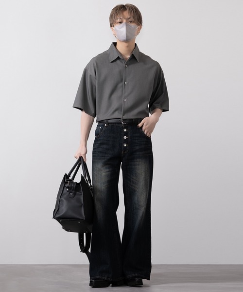 CLEL（クレイル）の「【CLEL】Boston 2way shoulder/hand bag / ボストン 2way ショルダー/ハンド バッグ（ボストンバッグ・メンズ・ブラック・FREE）」の2枚目の写真