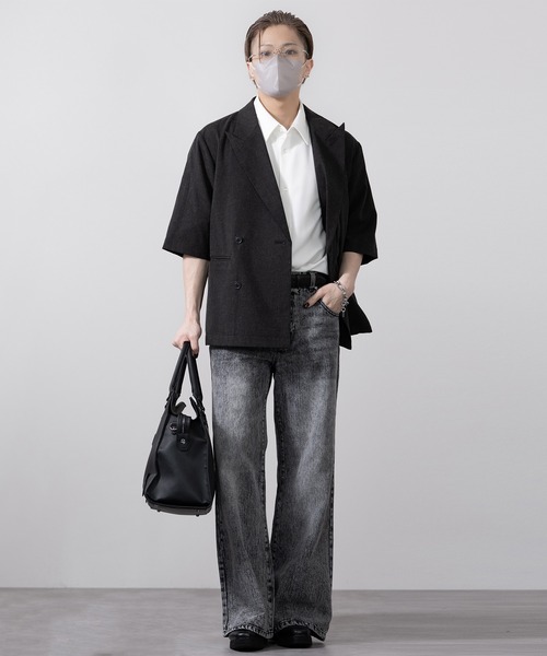 CLEL（クレイル）の「【CLEL】Boston 2way shoulder/hand bag / ボストン 2way ショルダー/ハンド バッグ（ボストンバッグ・メンズ・ブラック・FREE）」の3枚目の写真