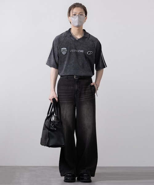 CLEL（クレイル）の「【CLEL】Boston 2way shoulder/hand bag / ボストン 2way ショルダー/ハンド バッグ（ボストンバッグ・メンズ・ブラック・FREE）」の4枚目の写真