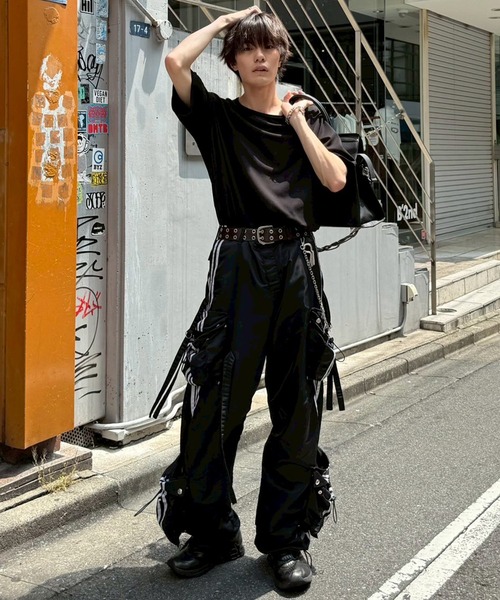 CLEL（クレイル）の「【CLEL】Boston 2way shoulder/hand bag / ボストン 2way ショルダー/ハンド バッグ（ボストンバッグ・メンズ・ブラック・FREE）」の6枚目の写真