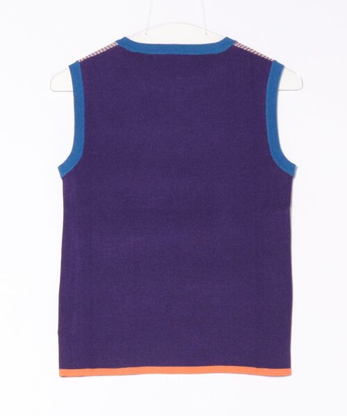 Cepica（セピカ）の「ノースリーブカラーニット（タンクトップ・レディース・パープル/ブルー・FREE）」の21枚目の写真