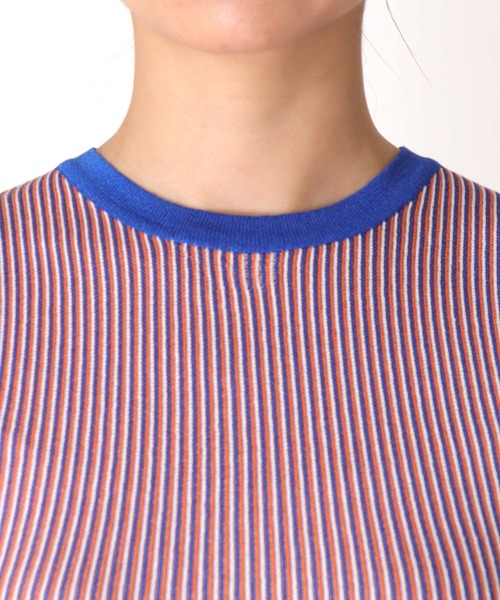 Cepica（セピカ）の「ノースリーブカラーニット（タンクトップ・レディース・パープル/ブルー・FREE）」の14枚目の写真