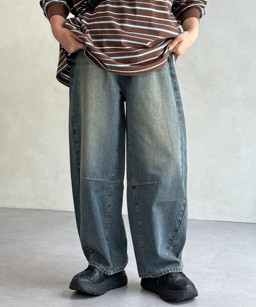 CPCM(シーピーシーエム)の「ライトオンスバレルデニム(デニムパンツ・レディース・ネイビー/ブルー/ブラウン/ブルー系その他/ブラック・MEDIUM/SMALL)」の11枚目の写真