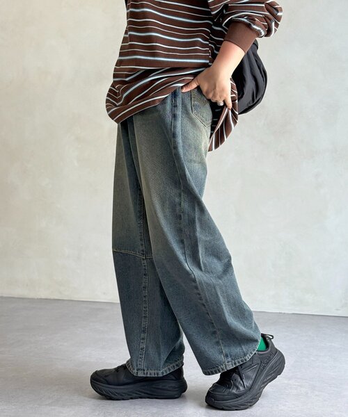 CPCM(シーピーシーエム)の「ライトオンスバレルデニム(デニムパンツ・レディース・ネイビー/ブルー/ブラウン/ブルー系その他/ブラック・MEDIUM/SMALL)」の13枚目の写真