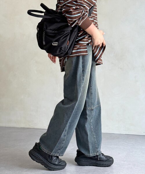 CPCM(シーピーシーエム)の「ライトオンスバレルデニム(デニムパンツ・レディース・ネイビー/ブルー/ブラウン/ブルー系その他/ブラック・MEDIUM/SMALL)」の16枚目の写真